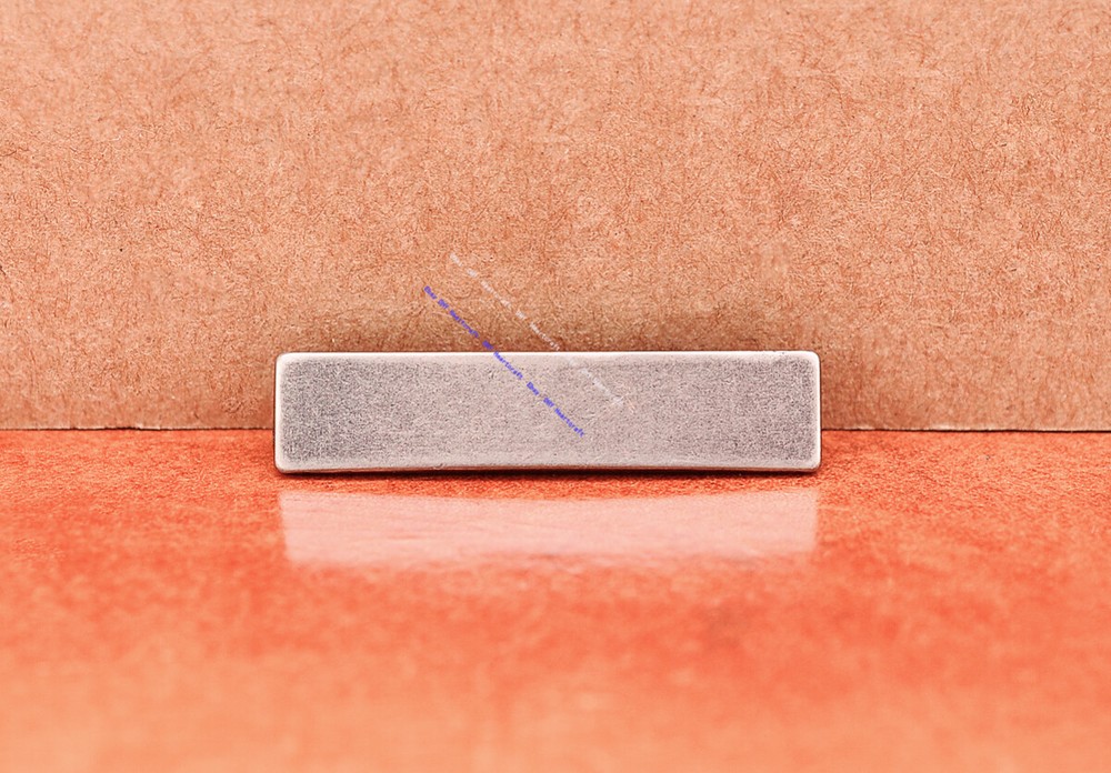 30X Antique Silver Metal Solid Rectangle Leather Rivet Studs Tacks Leathercraft