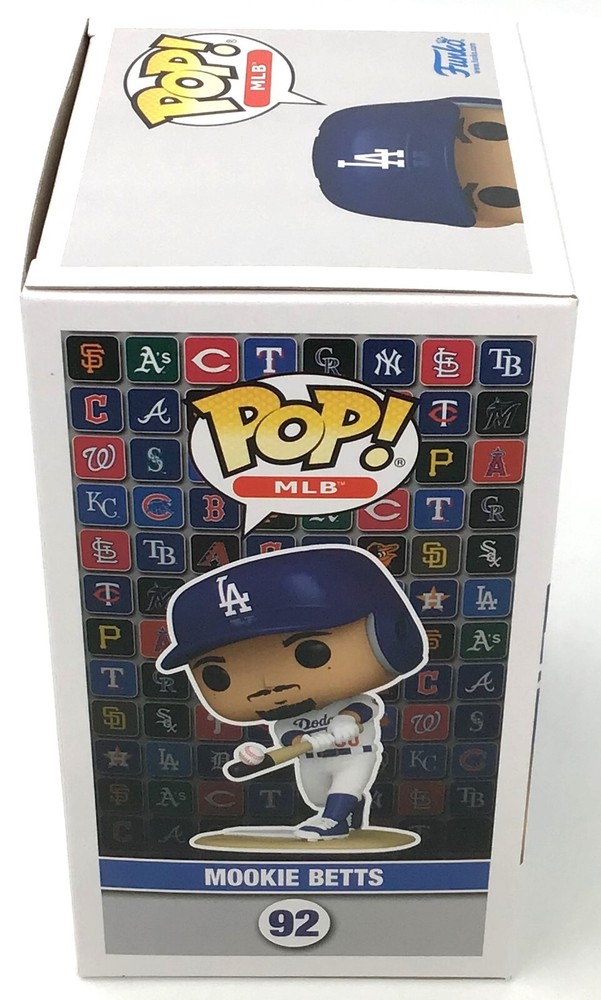 Funko Pop! MLB LA Dodgers Kookie Betts #92 with POP Protector