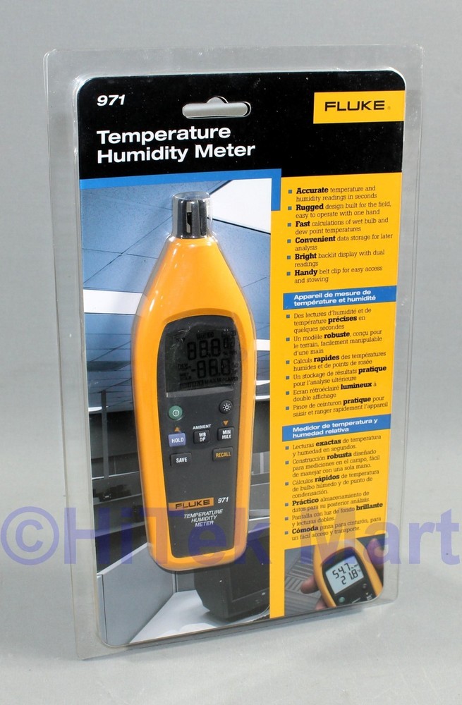 Fluke 971 Temperature Humidity Meter - Brand New