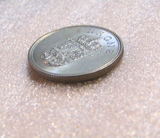 1972 Denmark 1 Krone unc Coin
