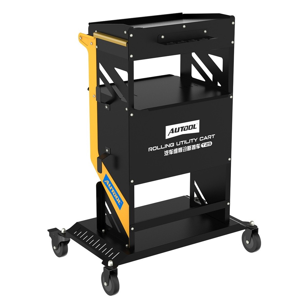 Tool Trolley Workshop Cart Heavy Duty Garage Roller Cabinet DIY with Code Lock