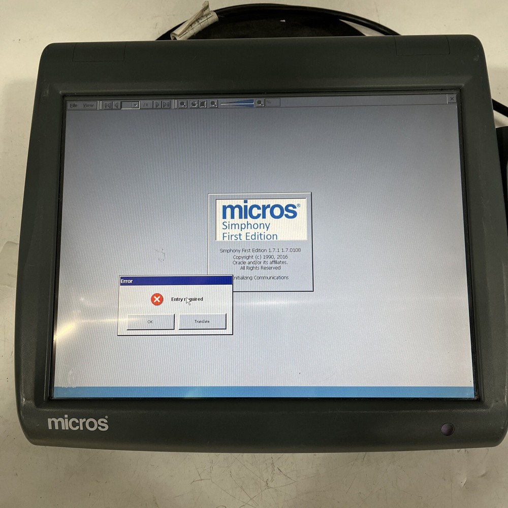 Micros SIMPHONY First Edition MW3i3