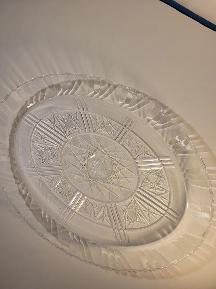 Plastic PVC Starburst Serving Tray