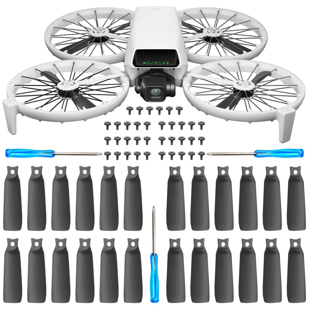 Propellers for DJI Flip Blades  24PCS Props Quick Replacement Spare Part Low ...