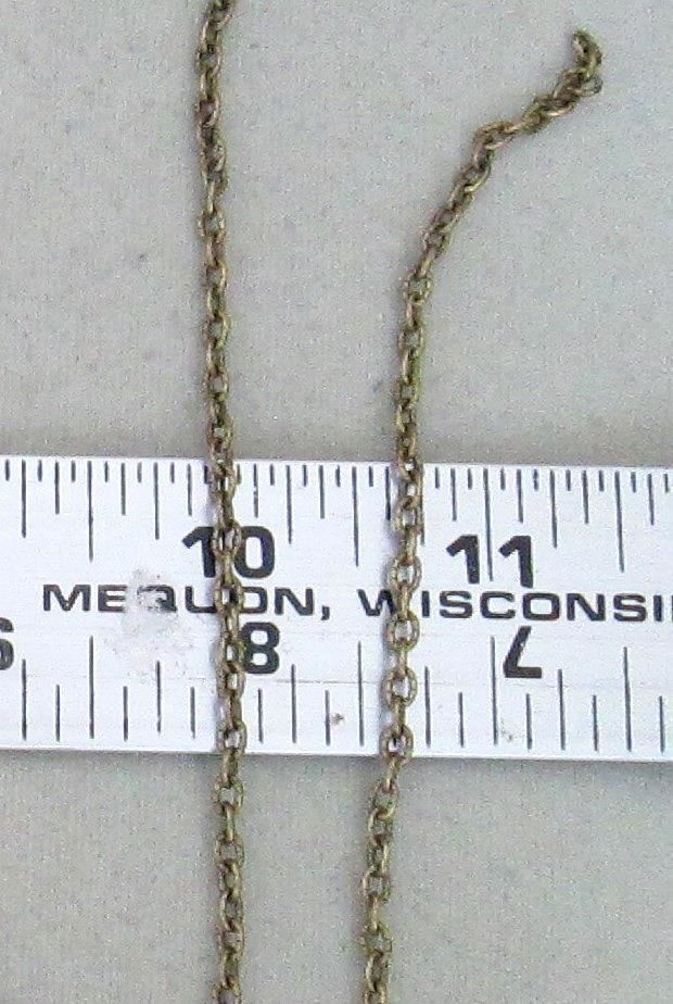 SMALL 4 ft Chain 3mm Oval ~ Rosary Finding Making Parts BRONZE