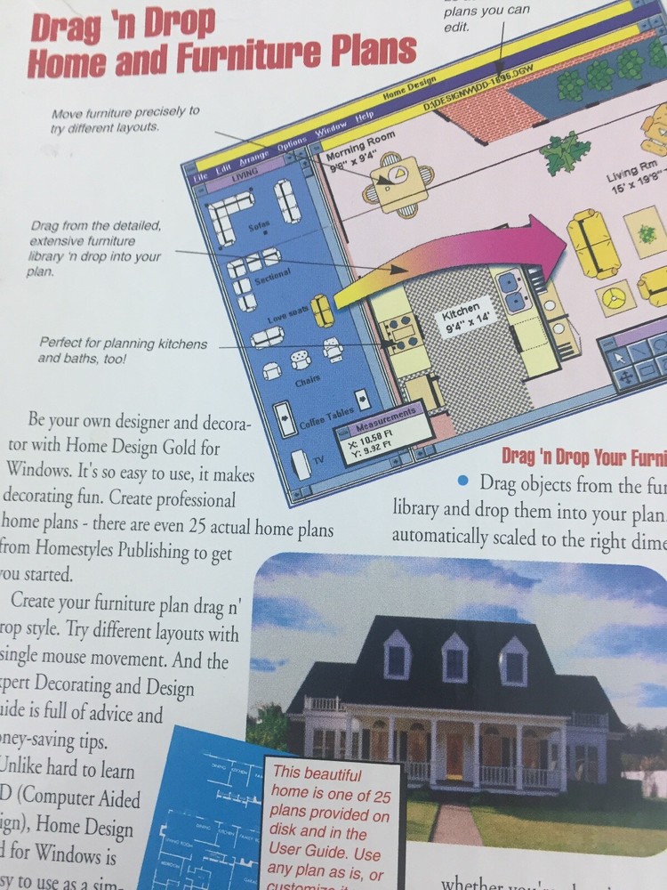 Gold Edition Home Design (1993, CD-ROM, Computer Software)