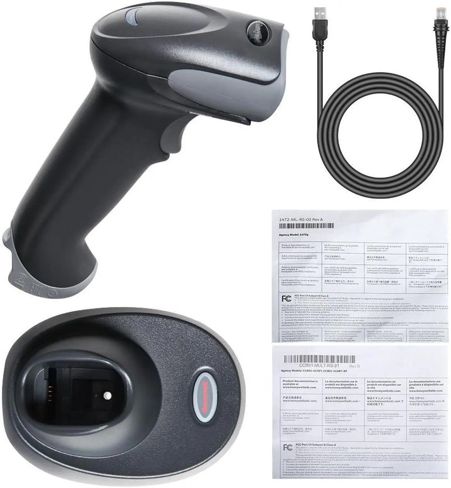 Honeywell Voyager 1472G2D-2USB-5-A 2D Barcode Scanner Area-Imaging Handheld Code