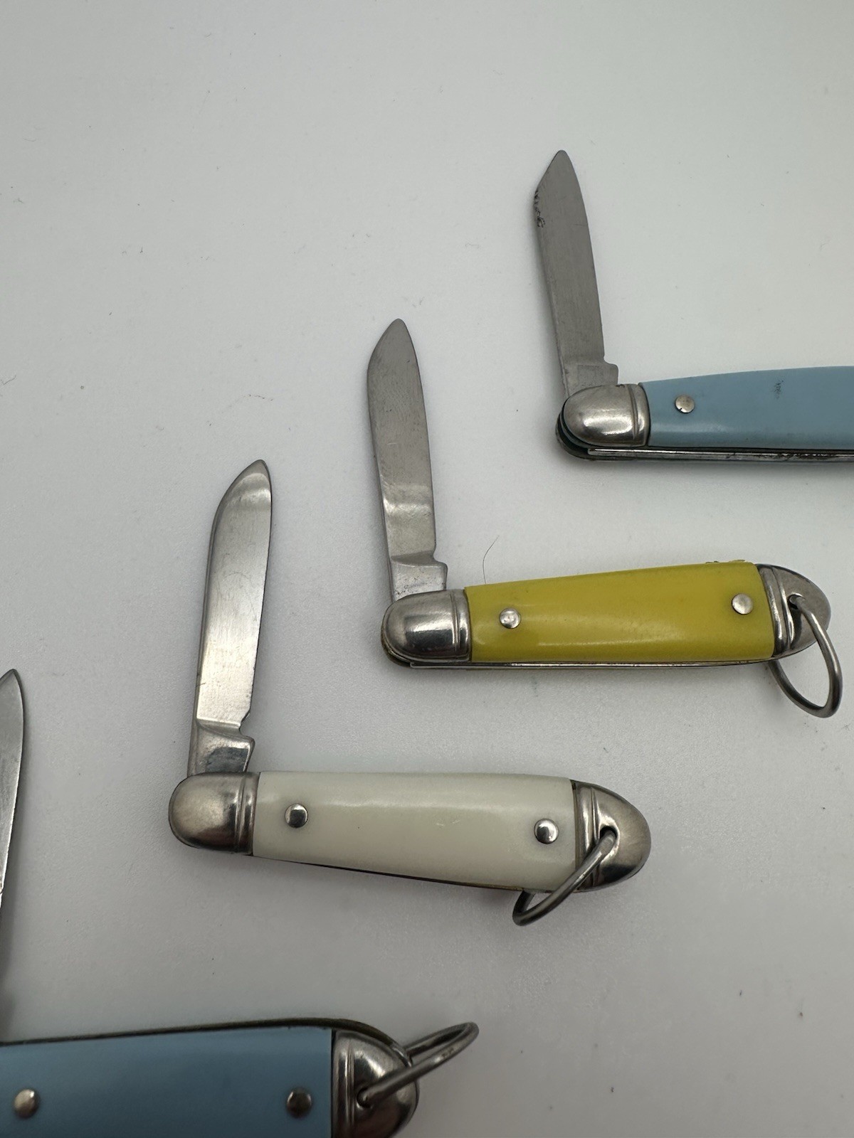 Vintage Colonial Prov, RI COCA COLA COKE 5 CENT Mini Pocket Knife 5 Variations