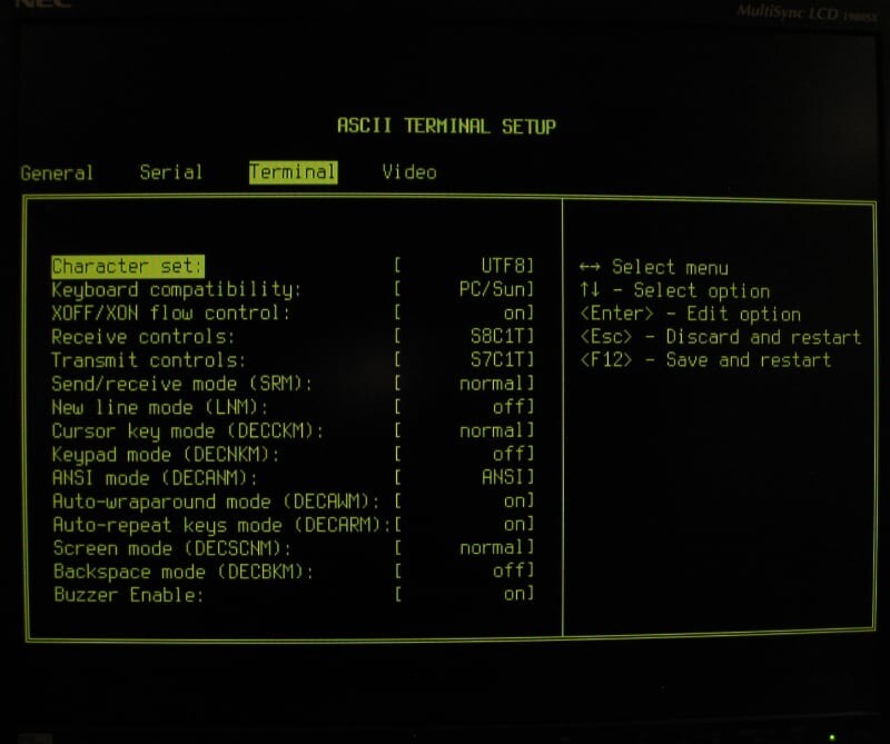 Legacy Pixels ASCII VT 100 Compatible Terminal Emulator RS232 Serial