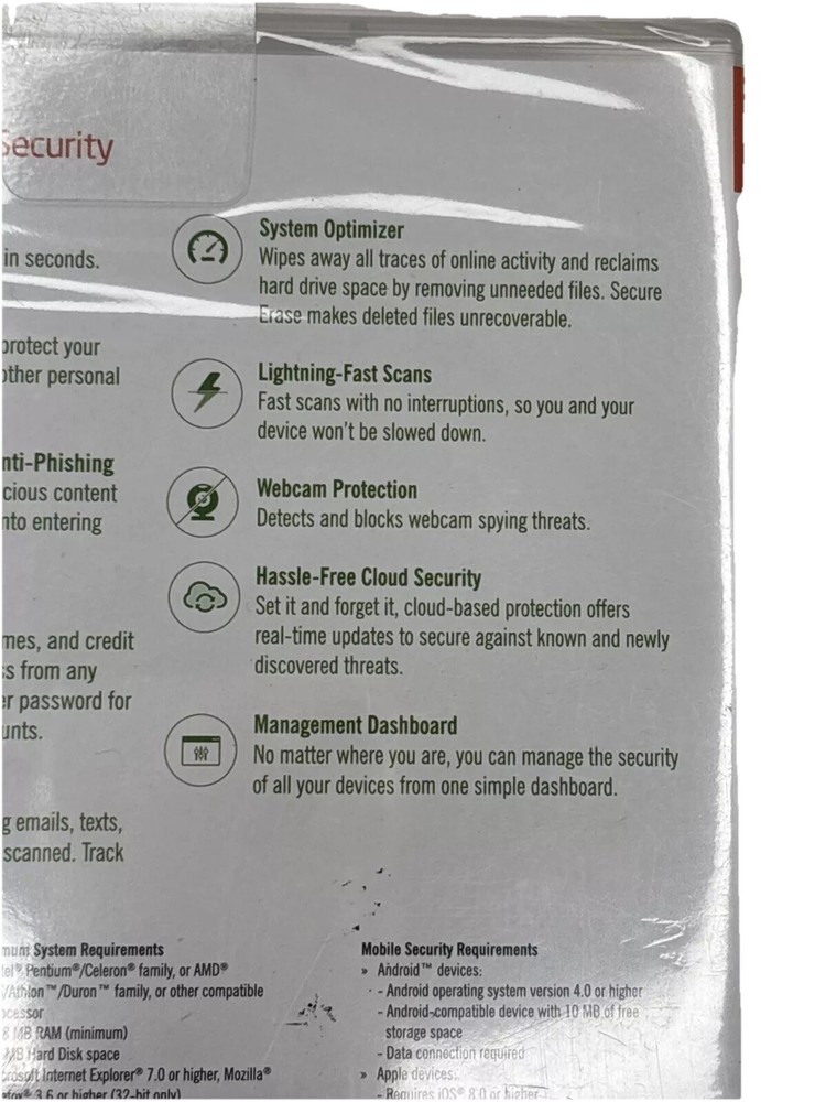 Webroot SecureAnywhere Internet Security - Full Version for Windows & Mac Disk