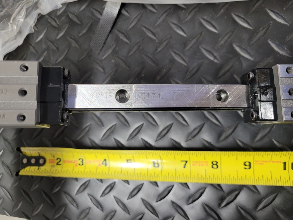 (2) IKO #LRXD 15 C2 R320 Linear Guides