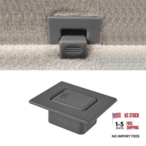 Seat Back Latch Release Handle,Second Row Folding Rear Row Bucket Button Gray