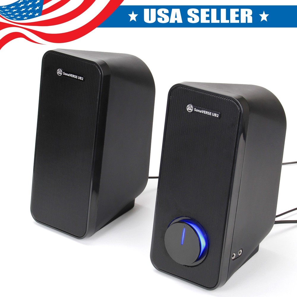 Computer Multimedia USB Powered PC Speakers for Desktops & Laptops
