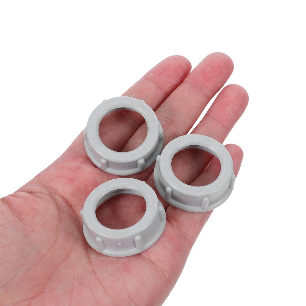 100 Pcs Insulating Conduit Bushing Hand Tighten Control Panel Fitting