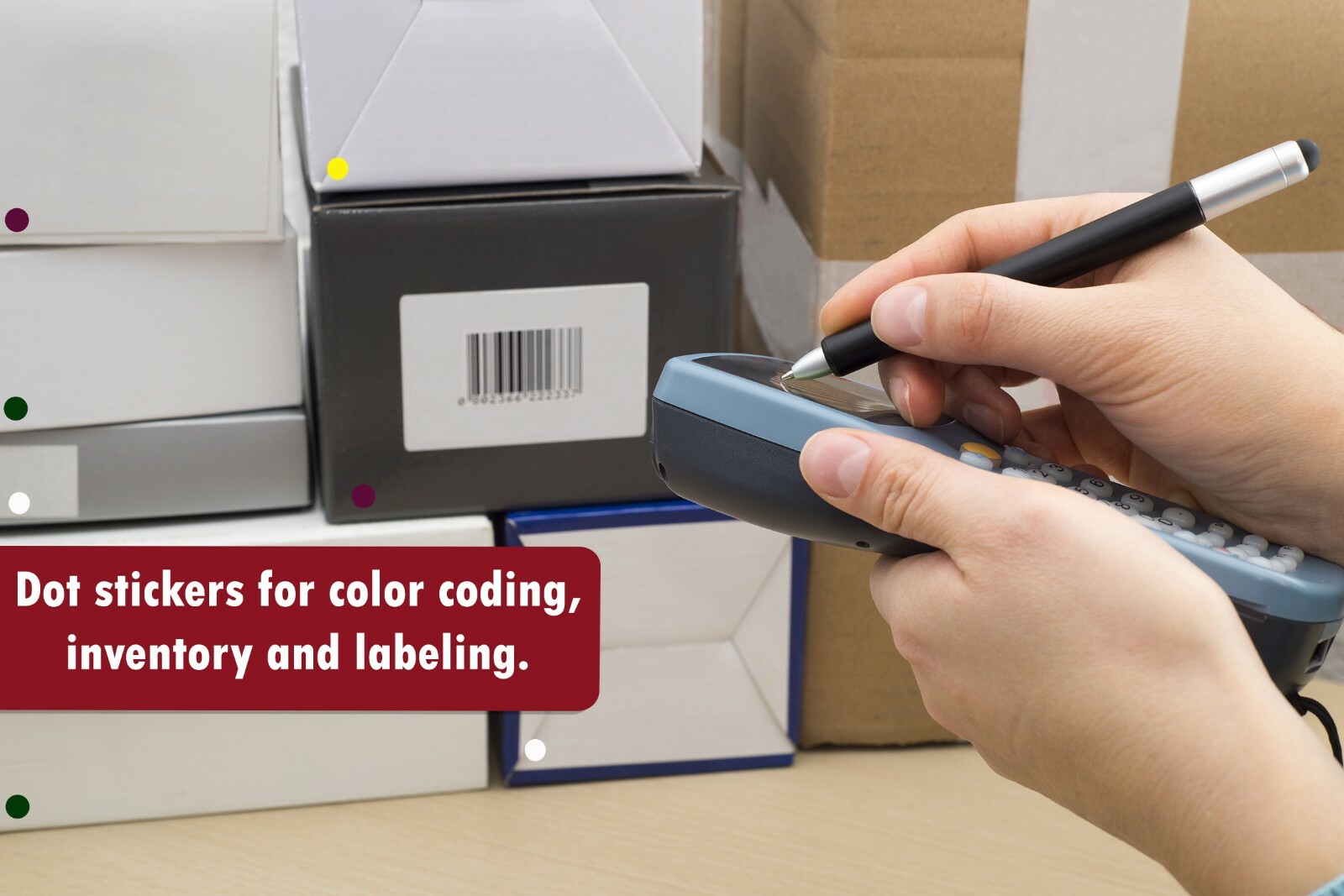 Round Stickers 1/4 Circle Dot Labels 8 mm Small Round Multiple Color Code Sheets