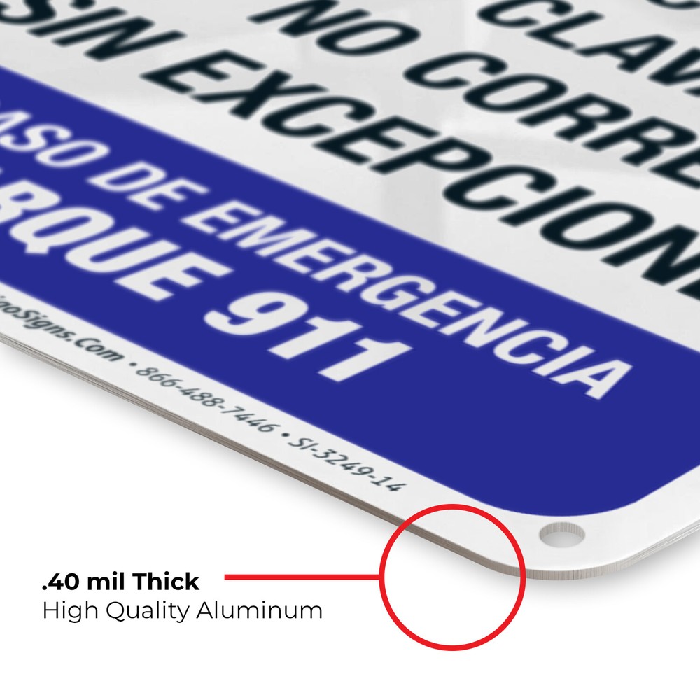 Bilingual Pool Rules English Spanish Sign,