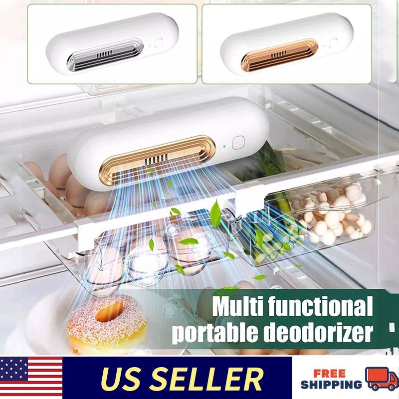 Ozone Refrigerator Purifier Sterilizing Deodorizer Mini Odor Remover Eliminator