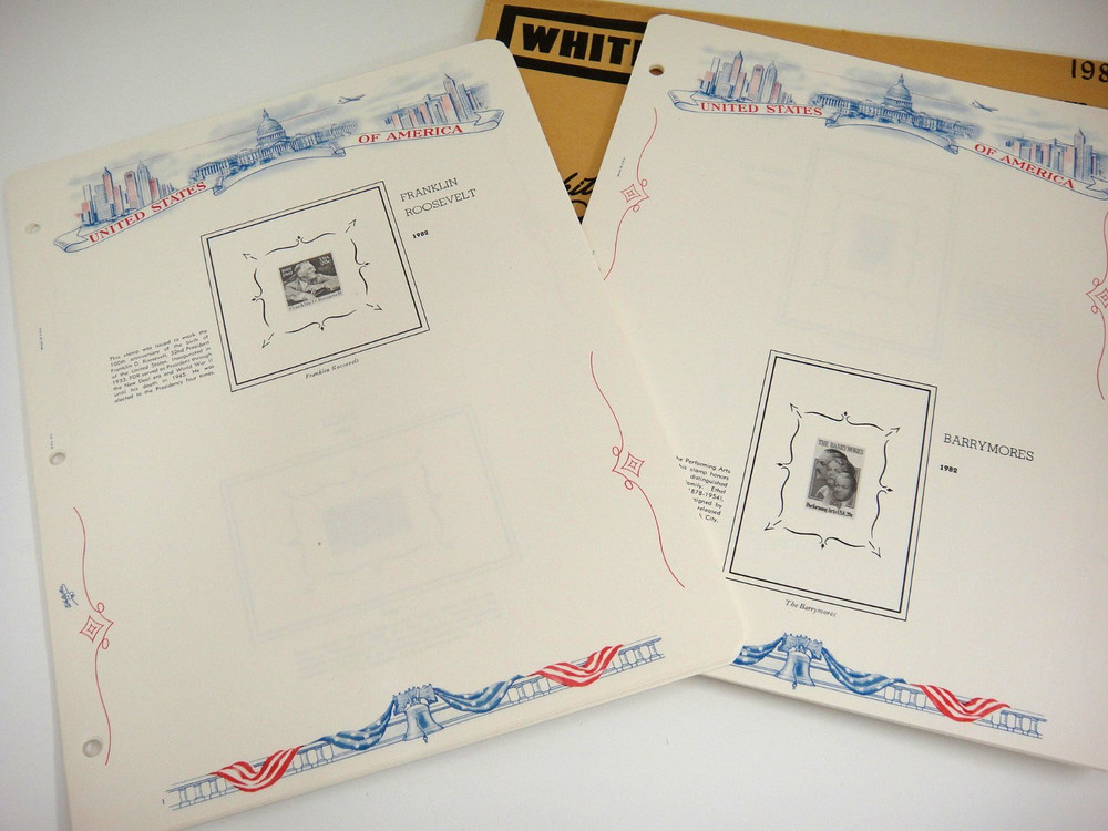 White Ace 1982 Dual Purpose Annuals U.S. Stamps & First Day Covers Supplement