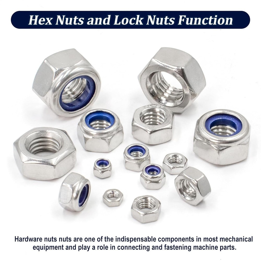 Versatile Nuts Assortment Kit, Stainless Steel