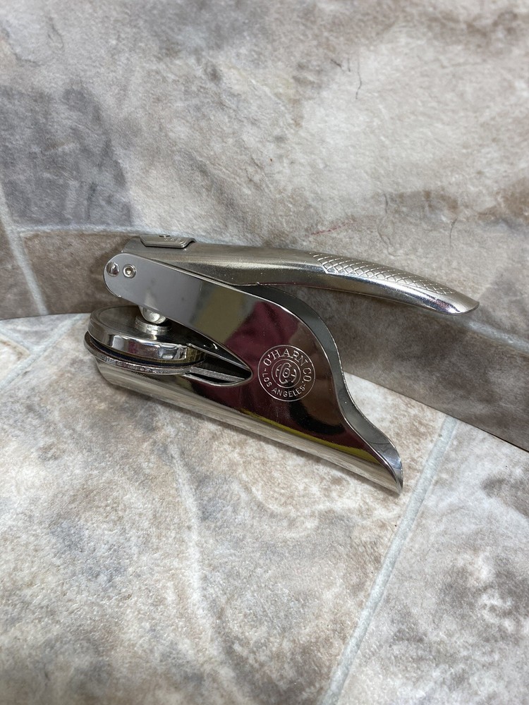 Pocket Seal Embosser By O’Harn Co, Preowned