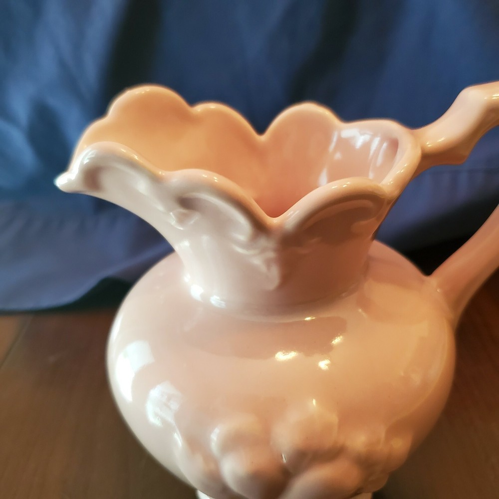 Comark Pink Ceramic Pitcher USA, 6", #224