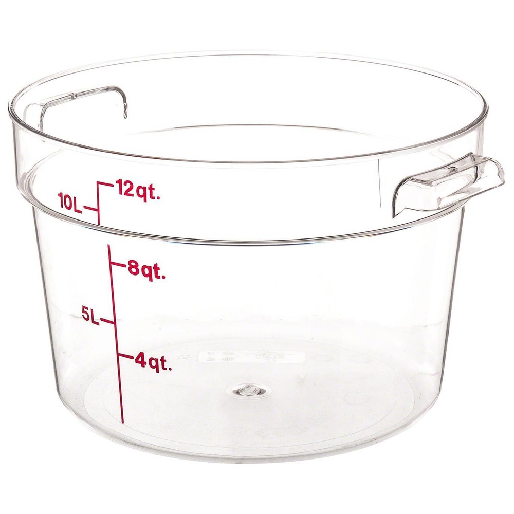 Cambro RFSCW12135 Round Storage Container Clear 12qt