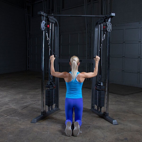 Body-Solid Powerline Functional Trainer Cable Machine, Dual 160lbs (PFT100)