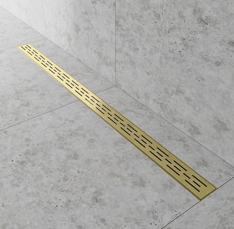 Hydroware Hyd-0012 48" Linear Shower Drain gold