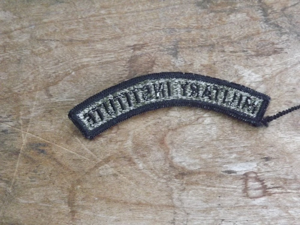 Military Institute Tab, Subdued - INV# C1606