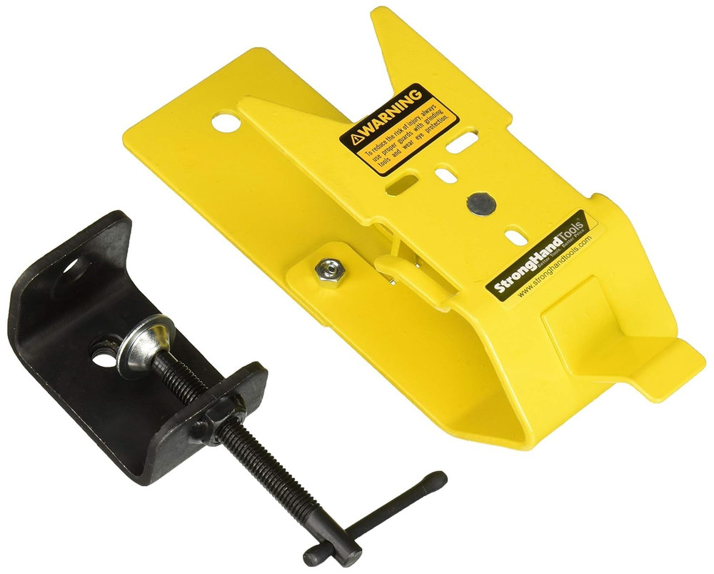 Power Grinder Rest, Vertical Mounting Plate, Disk Holder, Holds Most 5" Grinders