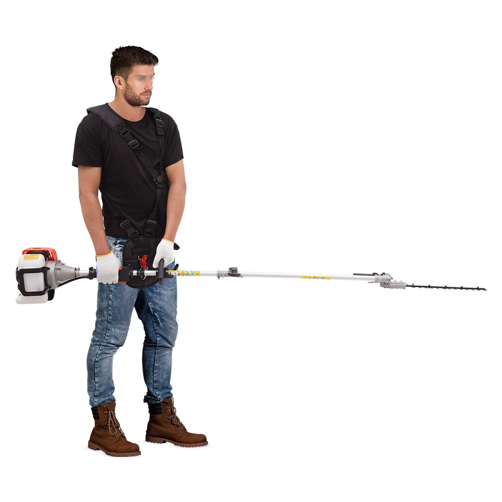 5-in-1 Gas Hedge Trimmer Tool, 52CC 2-Stroke Multi-Functional Eater