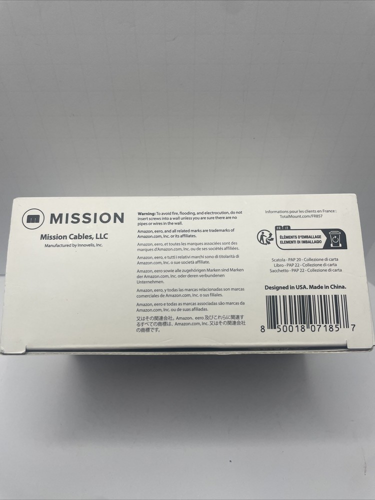 Total Mount Premium Wall Mount Support Mural Premium eero Not Included