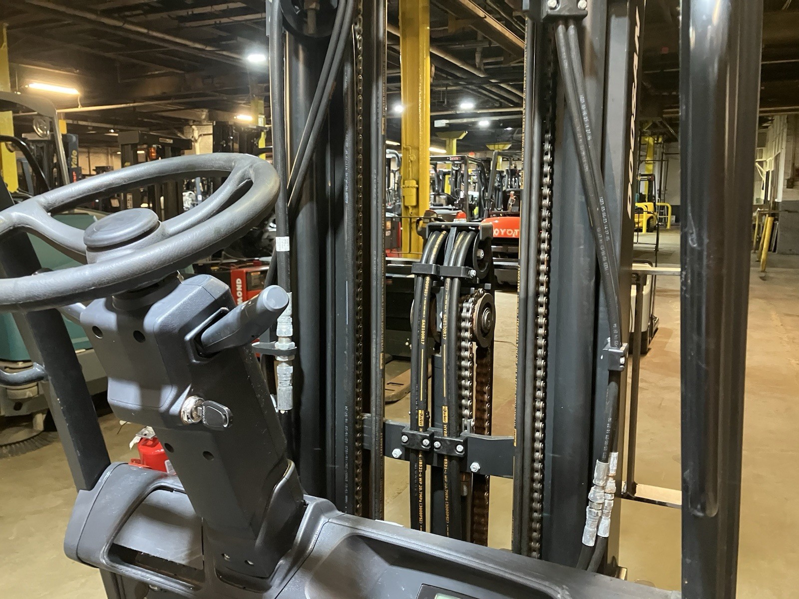 2023 Doosan 5000 LB Forklift With Side Shift and Triple Mast 4 Ways LPS Rated