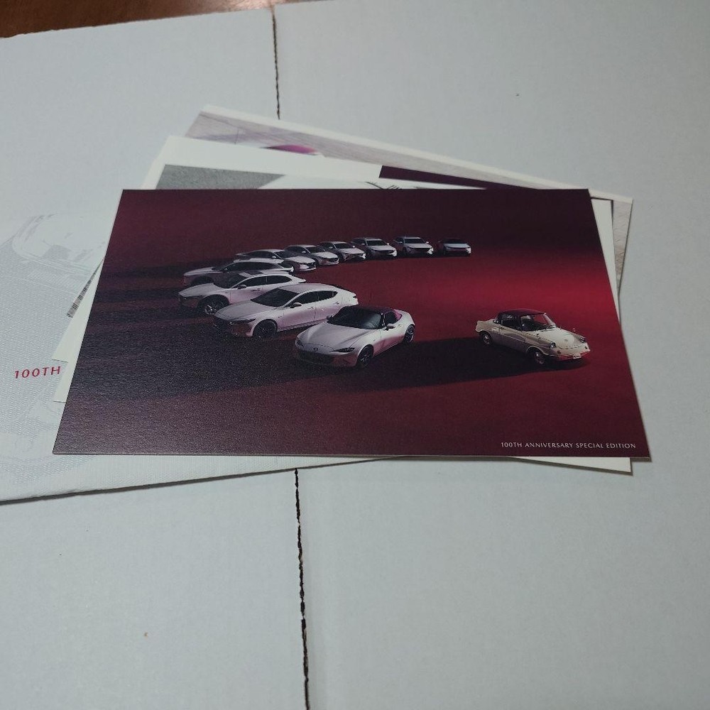 Mazd100th annIVersary card
