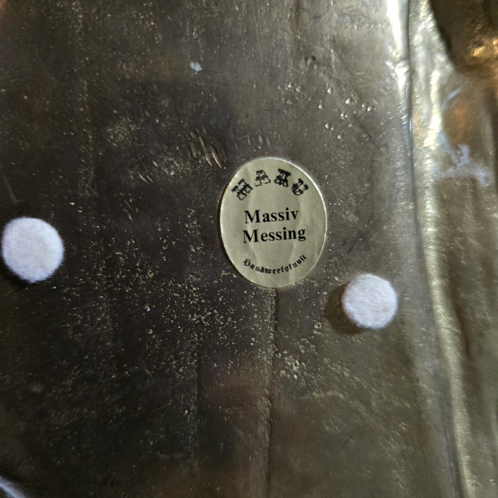 Art Nouveau German Woman in the Water Gentleman's Card Holder Bronze Tray