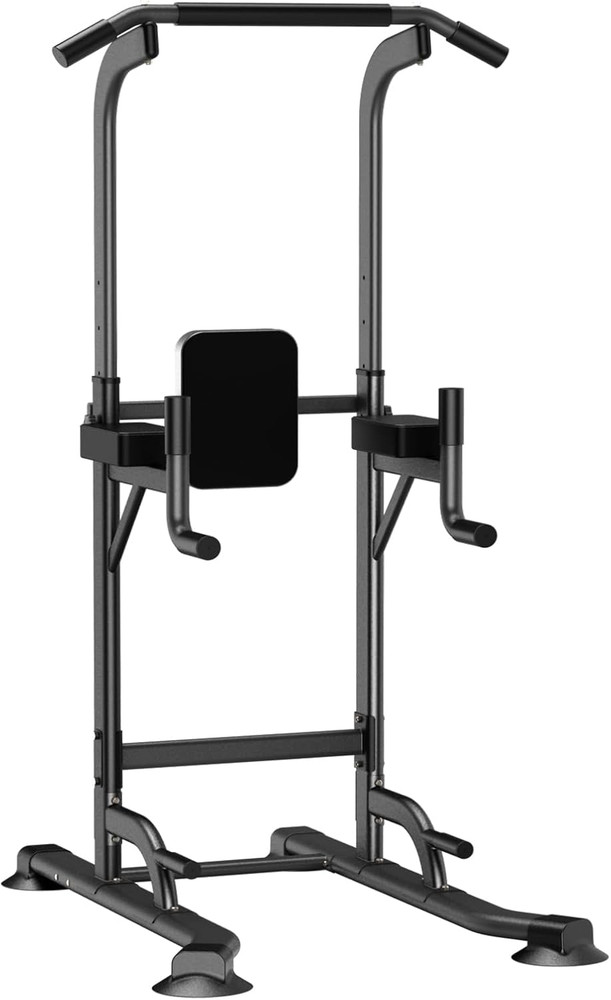 Adjustable Power Tower for Home Gym - Multifunctional Pull-Up & Dip Station for