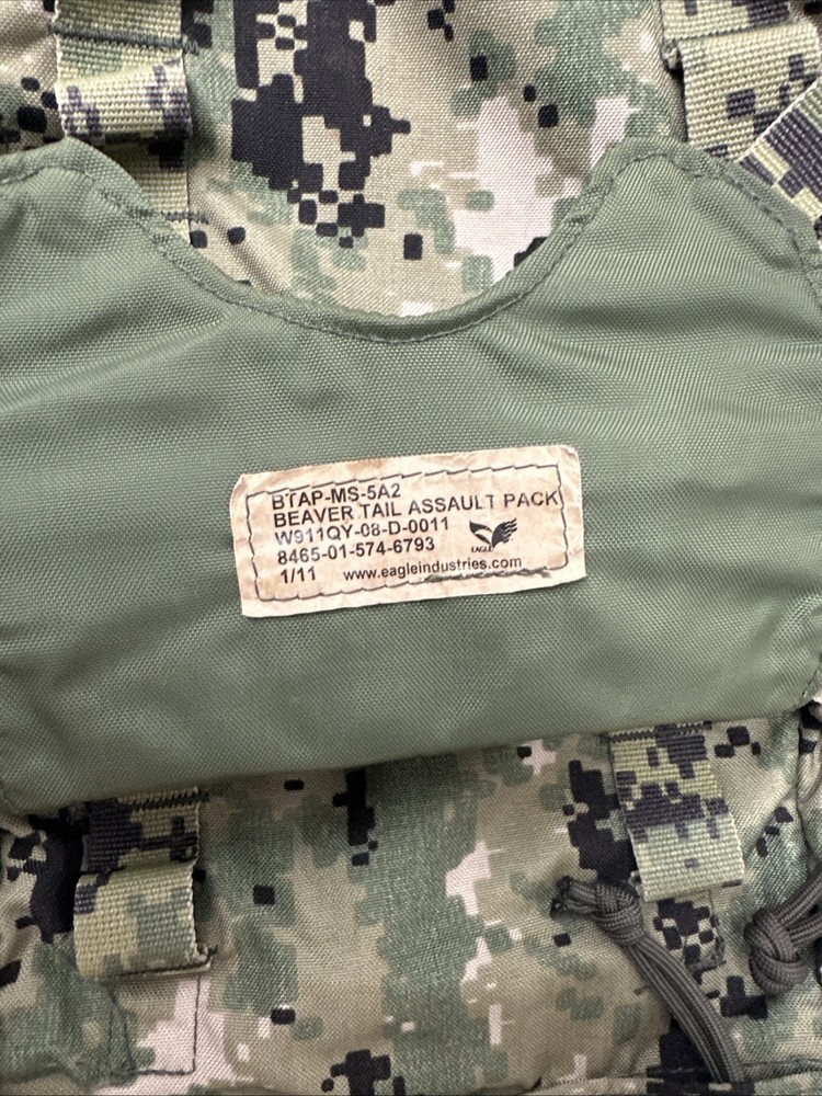 Eagle Industries AOR2 BTAP MAP Modular Assault Pack DEVGRU SEAL Team 6 Yote