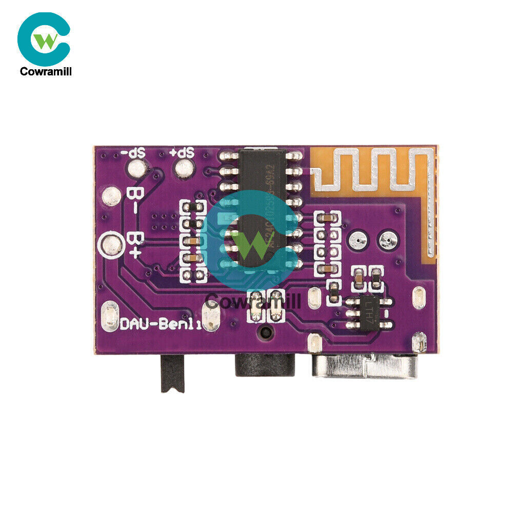 5pcs Type-C DC3.5V-5V 5W Mono Audio Amplifier Bluetooth Decoding Board TWS 3.5mm