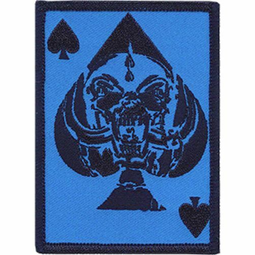 MOTORHEAD - BLUE ACE OF SPADES - EMBROIDERED PATCH - BRAND NEW - MUSIC 5163