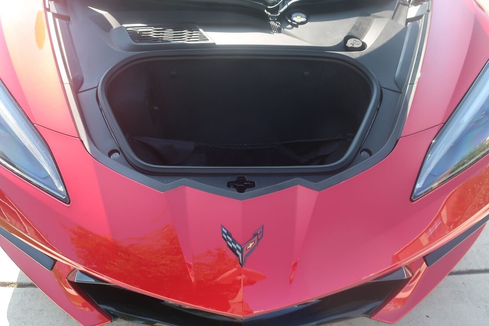 Front Trunk Envelope Style Mesh Cargo Net For CHEVROLET CORVETTE C8 2020-2023