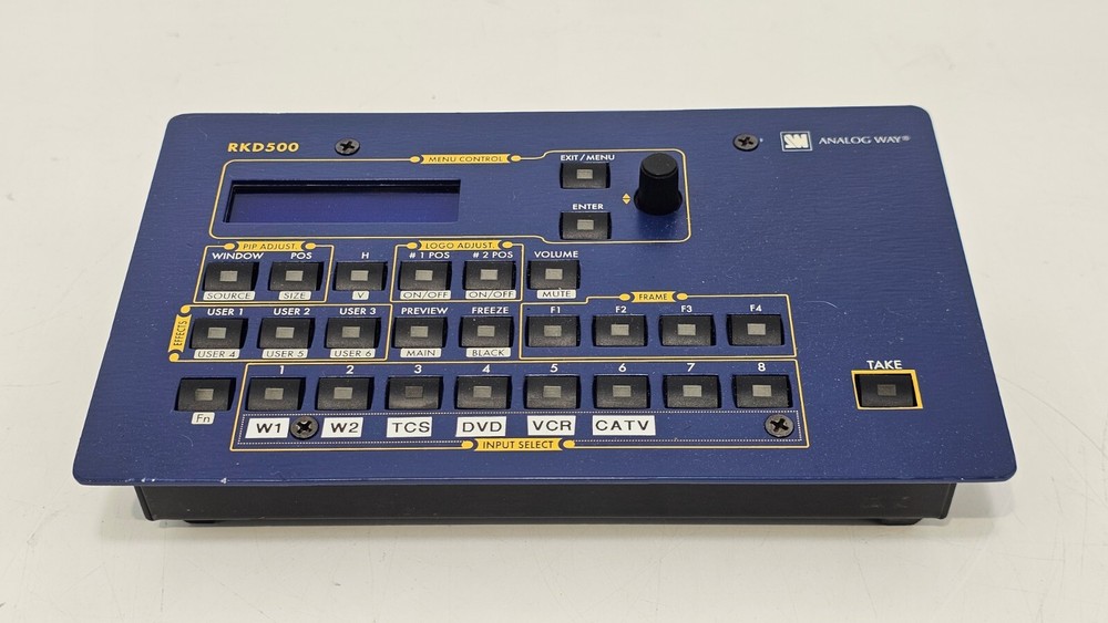 Analog Way RKD500 Touch Event Controller LCD Remote