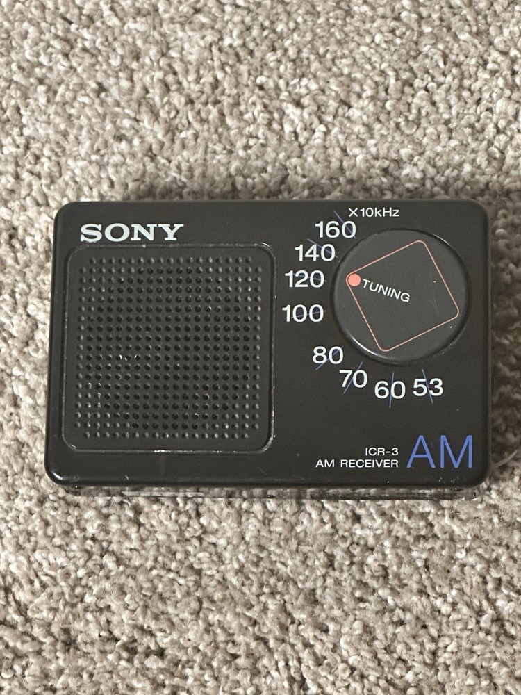SONY, ICR-3 AM RECEIVER. TESTED AND WORKS!