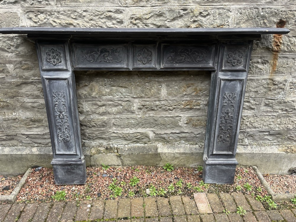 Victorian Slate Effect Fire Surround / Victorian Fire Surround