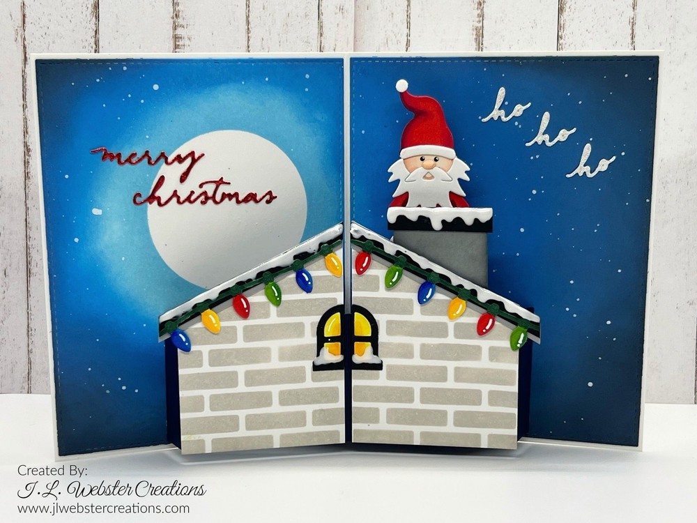Karen Burniston Die 1244 Small Script - Christmas