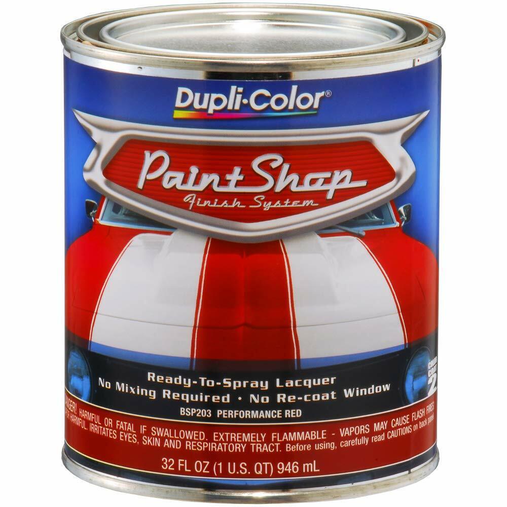 Dupli-Color EBSP20300 Paint Shop Finish System, Performance Red, 1 Quart