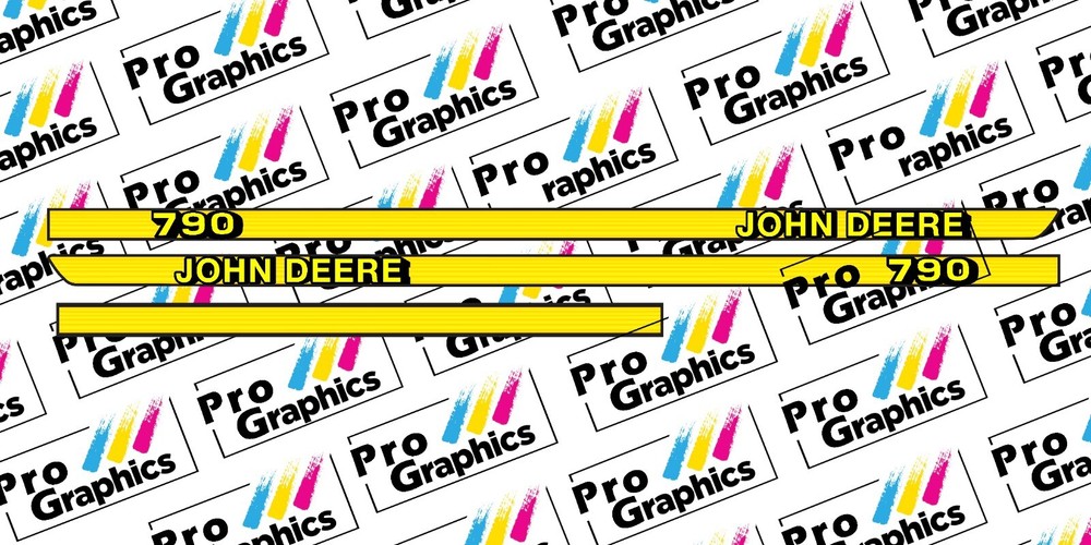 JD 790 Aftermarket Decals