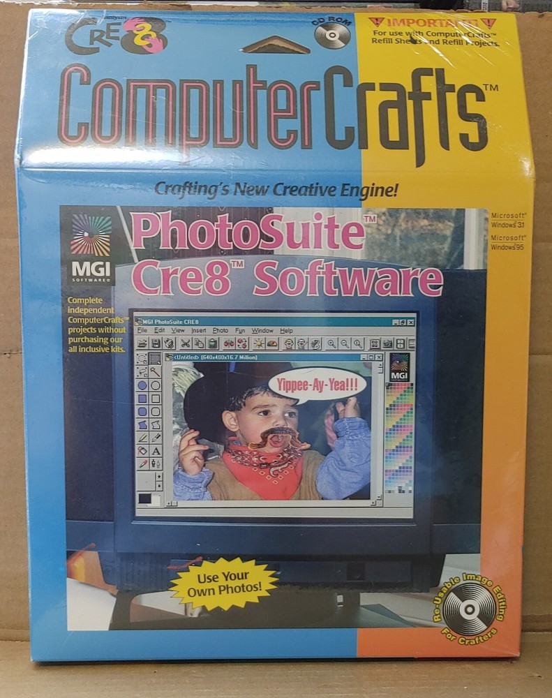 NIP Computer Crafts Photosuite CRE8 Software