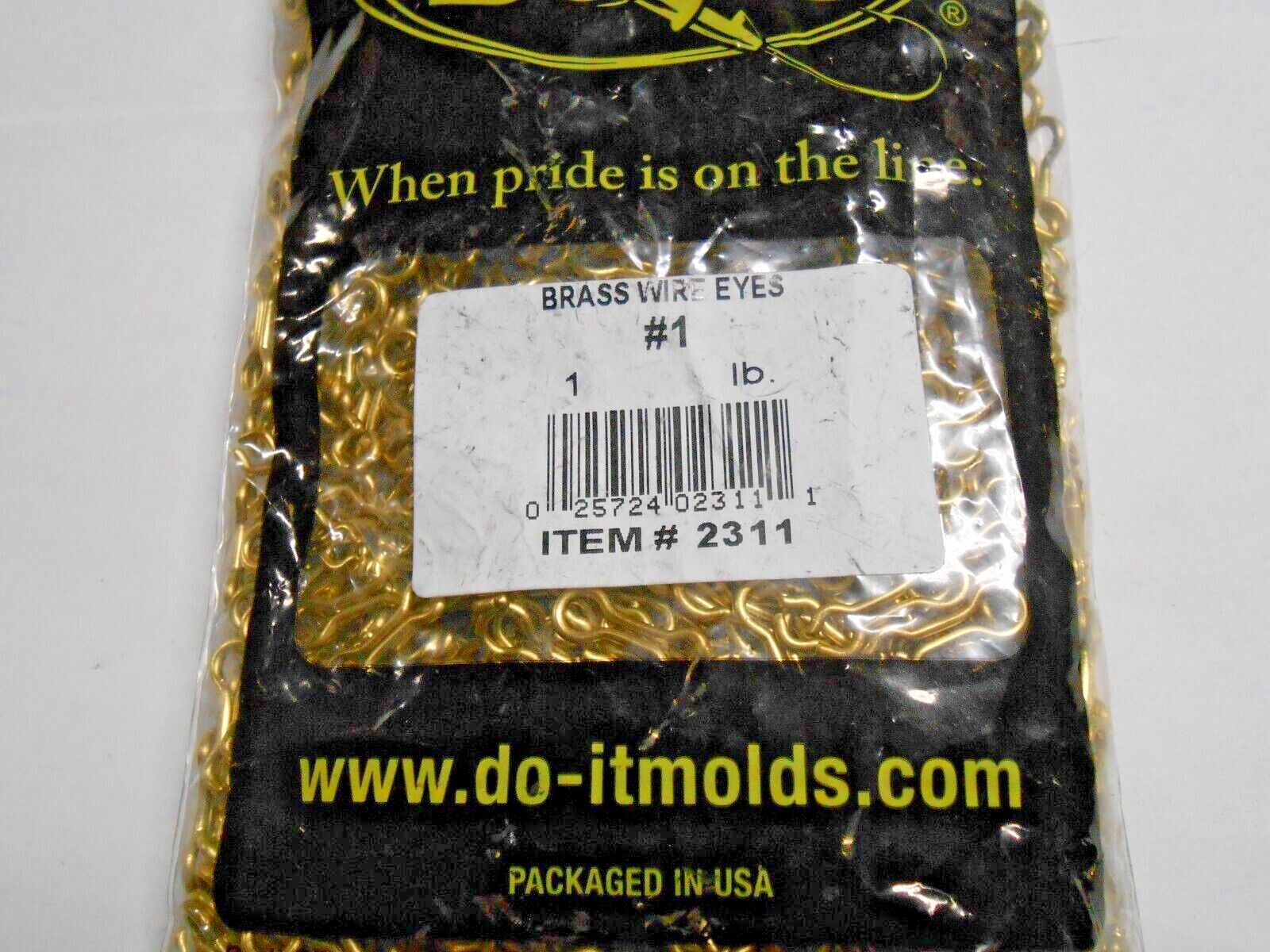 Do-It Brass Wire Sinker eyes 1 lb bags Discounts if you buy more than one