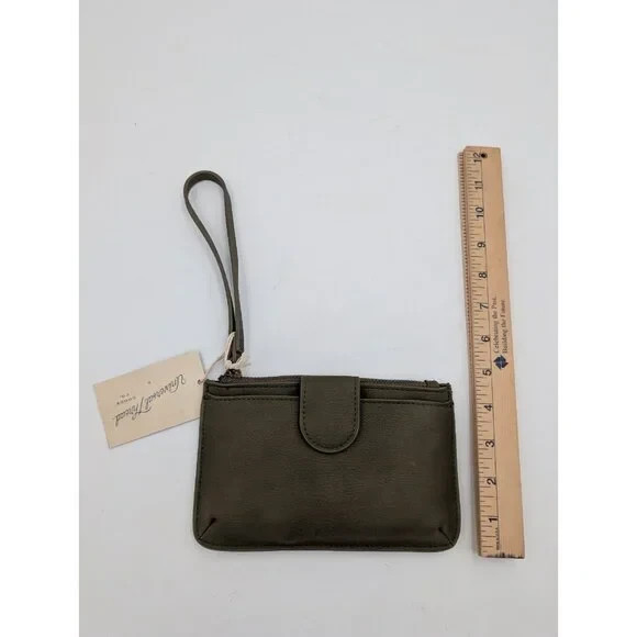Zip Closure Wristlet - Universal Thread Dark Olive Green