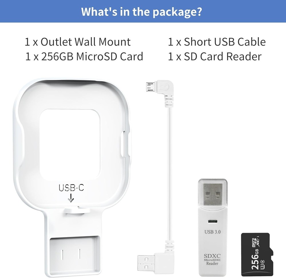 "Microsd Card And All New Blink Sync Module XR Mount No Drilling Sync Modul 256G